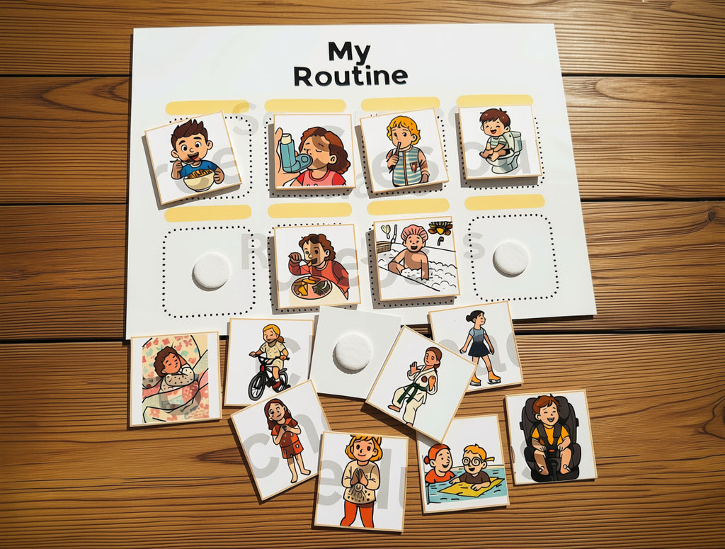 Custom Visual Routine Charts | Scheduled Chaos Resources